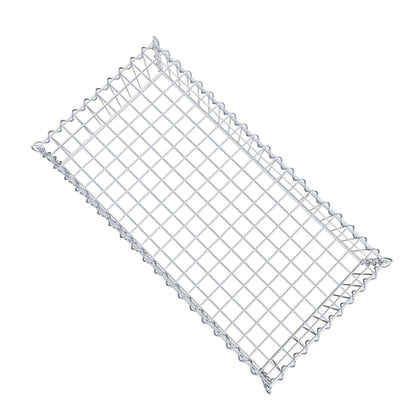 Opvokset gabion type 3 100 cm x 20 cm x 50 cm (L x H x D), maskestørrelse 5 cm x 10 cm, spiral