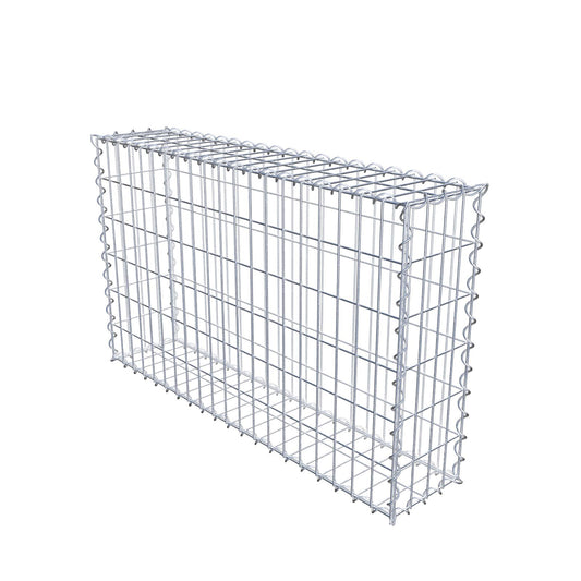 Gabion 100 cm x 60 cm x 20 cm (L x H x D), mesh size 5 cm x 10 cm, spiral