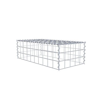 Gabião Tipo 3 100 cm x 30 cm x 50 cm (C x A x P), malhagem 10 cm x 10 cm, espiral