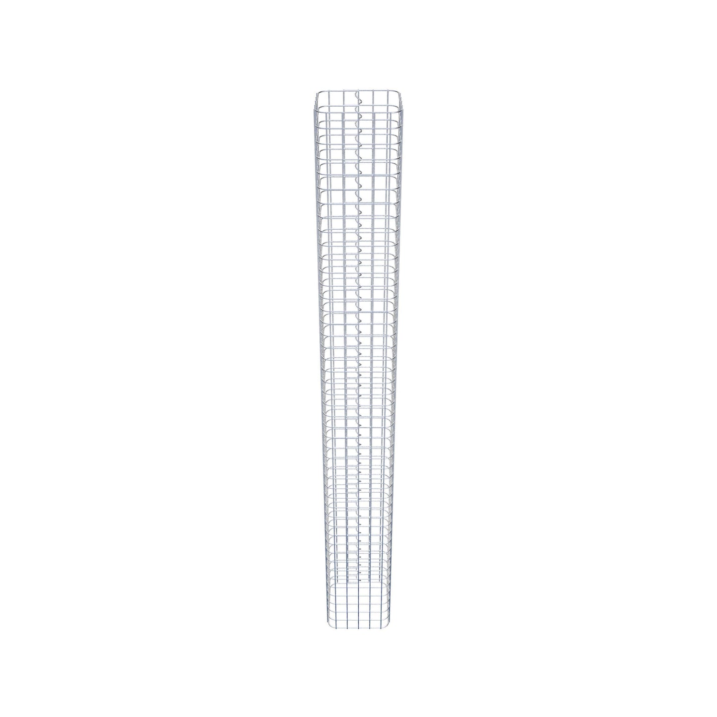 Gabionpelare vinkelrät 27 cm x 27 cm, 230 cm höjd, MW 5 cm x 5 cm