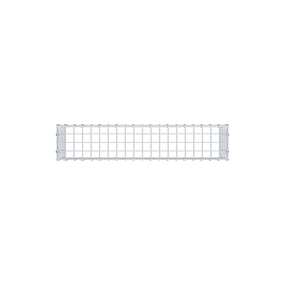 Typ 3 påbyggnadsgabion 100 cm x 30 cm x 20 cm (L x H x D), maskstorlek 5 cm x 5 cm, C-ring