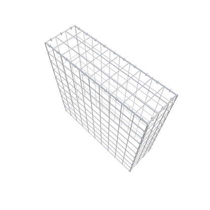 Monteret gabion type 3 100 cm x 100 cm x 30 cm (L x H x D), maskestørrelse 10 cm x 10 cm, C-ring