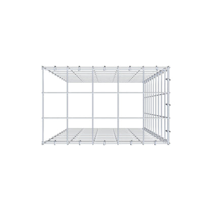Gabião Tipo 4 100 cm x 50 cm x 30 cm (C x A x P), malhagem 10 cm x 10 cm, anel C