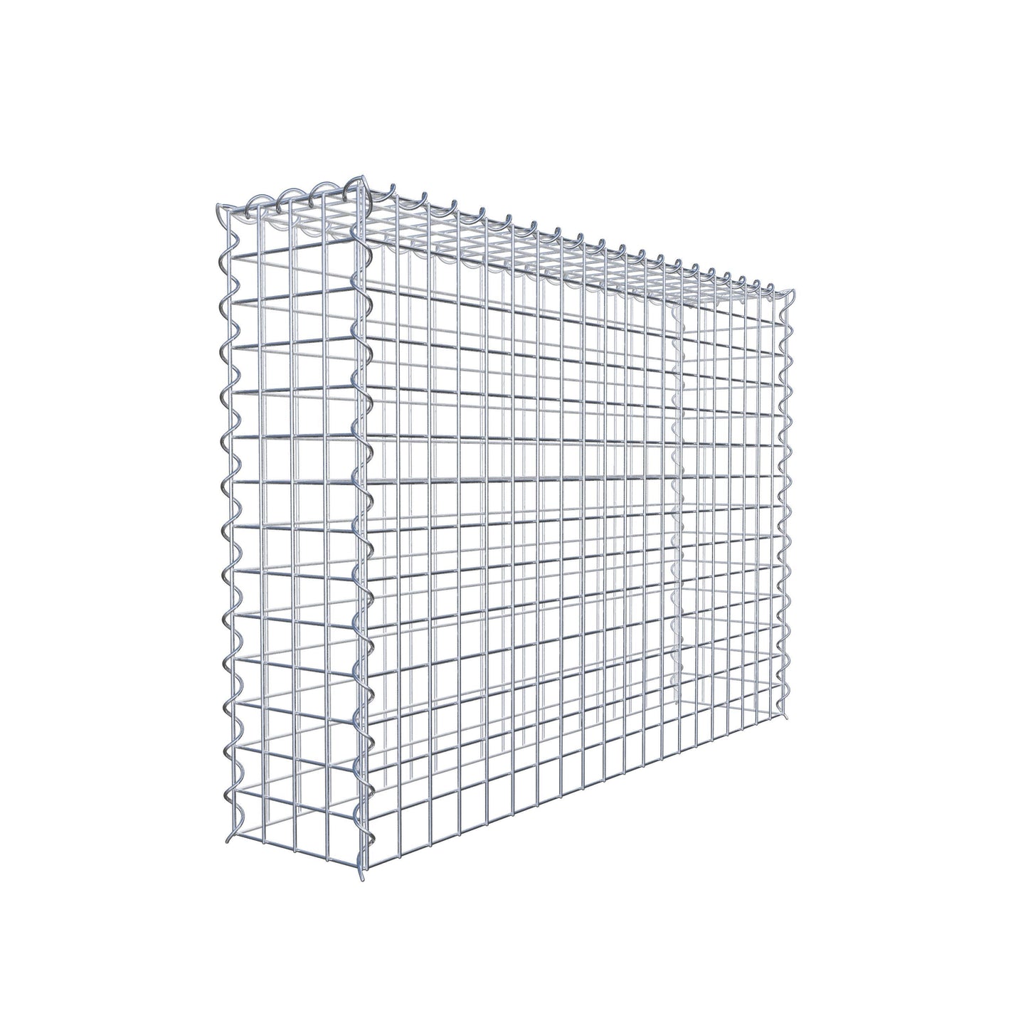 Anbaugabione Typ 3 100 cm x 70 cm x 20 cm (L x H x T), Maschenweite 5 cm x 5 cm, Spirale