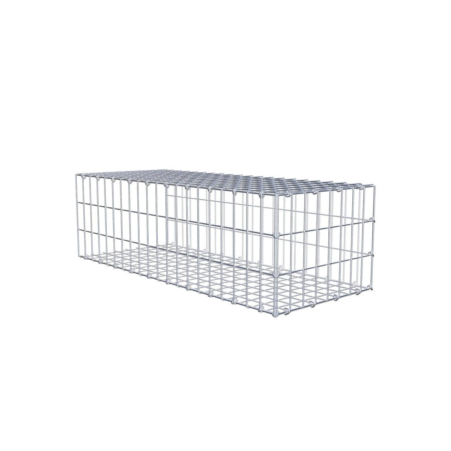 Fourche rapportée type 2 100 cm x 30 cm x 40 cm, mailles 5 cm x 10 cm, anneau en C