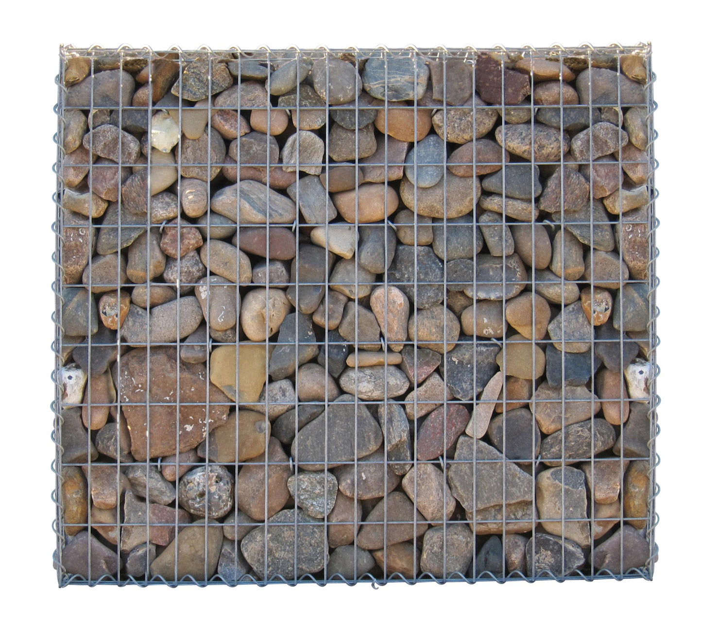 Gabione 100 cm x 90 cm x 30 cm (L x H x T), Maschenweite 5 cm x 10 cm, Spirale