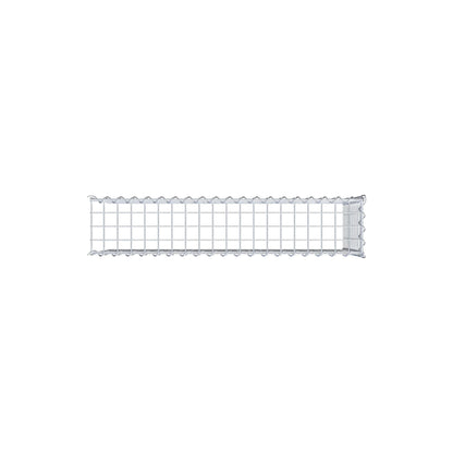 Extra gabion typ 4 100 cm x 50 cm x 20 cm (L x H x D), maskstorlek 5 cm x 5 cm, spiral