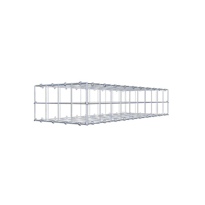 Gabione 100 cm x 20 cm x 40 cm (L x H x T), Maschenweite 10 cm x 10 cm, C-Ring