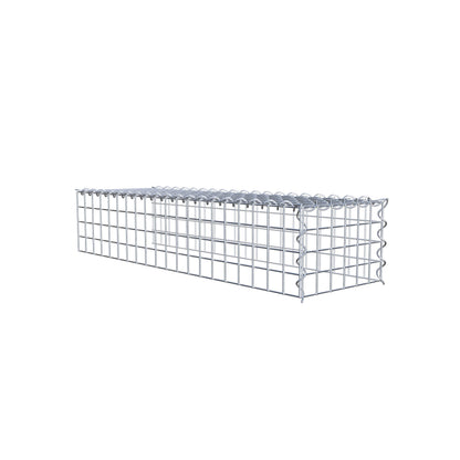 Gavión complementario tipo 4 100 cm x 20 cm x 30 cm (L x A x P), malla 5 cm x 5 cm, espiral