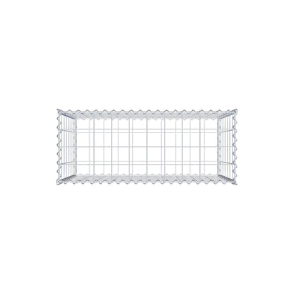 Gavión 100 cm x 70 cm x 40 cm (L x A x P), luz de malla 10 cm x 10 cm, en espiral