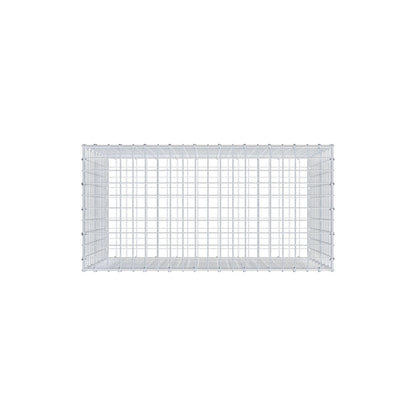 Gabion 100 cm x 70 cm x 50 cm (L x H x D), maskstorlek 5 cm x 5 cm, C-ring