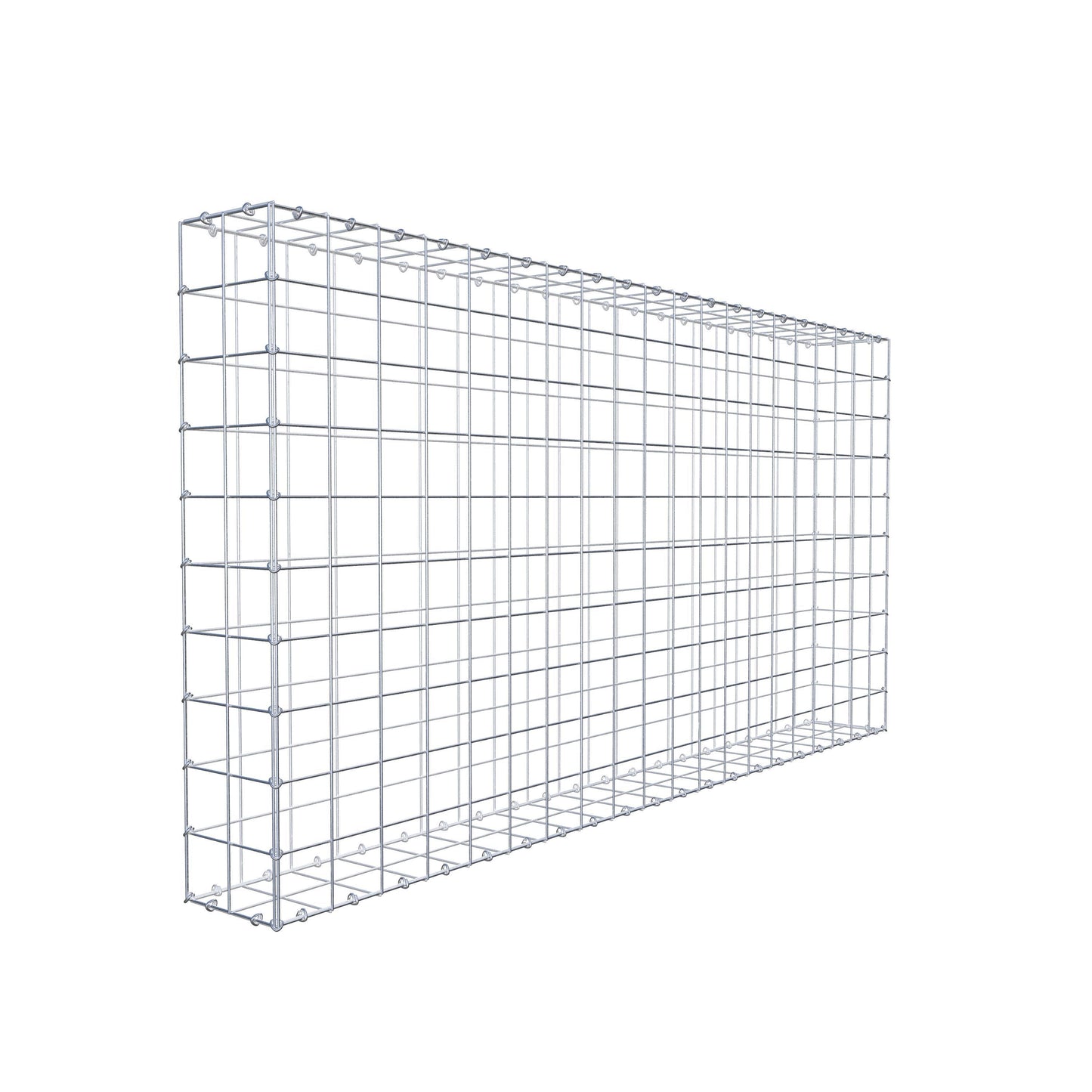 Gabion 200 cm x 100 cm x 20 cm (L x H x D), maskestørrelse 10 cm x 10 cm, C-ring