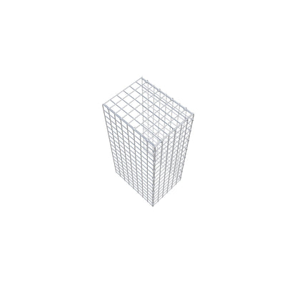 Anbaugabione Typ 4 80 cm x 40 cm x 30 cm (L x H x T), Maschenweite 5 cm x 5 cm, C-Ring