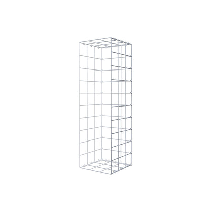 Mounted gabion type 2 100 cm x 30 cm x 30 cm (L x H x D), mesh size 10 cm x 10 cm, C-ring