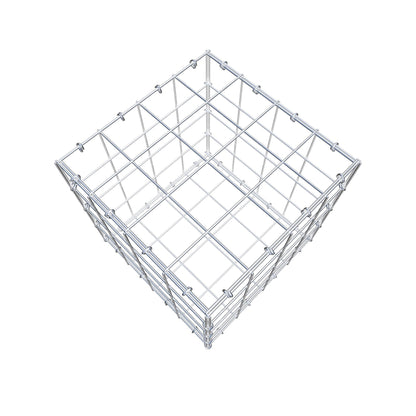 Gabion 40 cm x 40 cm x 40 cm (L x H x D), maskestørrelse 10 cm x 10 cm, C-ring