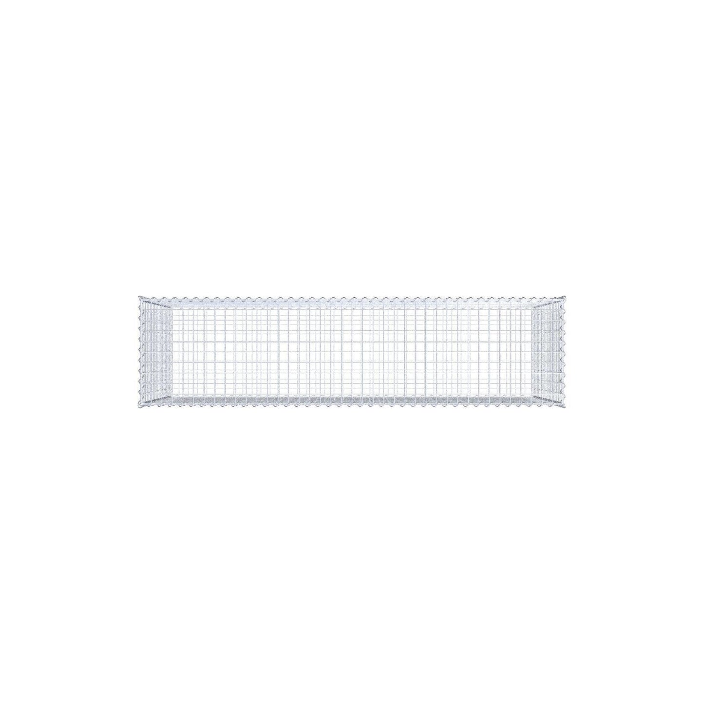 Gavión 200 cm x 100 cm x 50 cm (largo x alto x fondo), malla 5 cm x 5 cm, en espiral