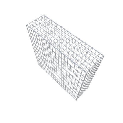 Gabbione 100 cm x 100 cm x 30 cm (L x H x P), maglia 5 cm x 10 cm, anello a C