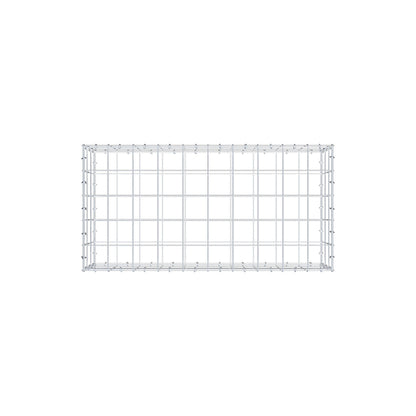 Gabion 100 cm x 30 cm x 50 cm (L x H x D), maskstorlek 10 cm x 10 cm, C-ring