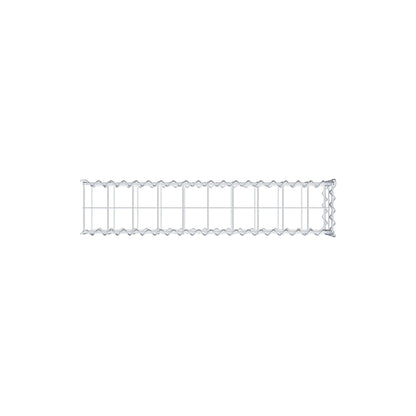 Anbaugabione Typ 2 100 cm x 20 cm x 20 cm (L x H x T), Maschenweite 10 cm x 10 cm, Spirale