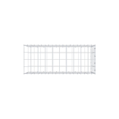 Typ 2 påbyggnadsgabion 100 cm x 40 cm x 40 cm (L x H x D), maskstorlek 10 cm x 10 cm, C-ring
