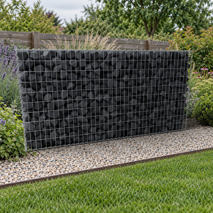 Gabion 200 cm x 100 cm x 40 cm (L x H x D), maskstorlek 5 cm x 10 cm, spiral