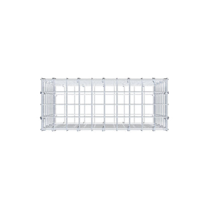 Gabion 50 cm x 40 cm x 20 cm (L x H x D), maskstorlek 5 cm x 5 cm, C-ring