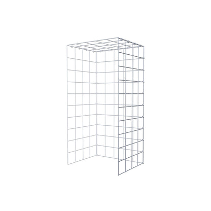 Anbaugabione Typ 4 100 cm x 40 cm x 50 cm (L x H x T), Maschenweite 10 cm x 10 cm, C-Ring