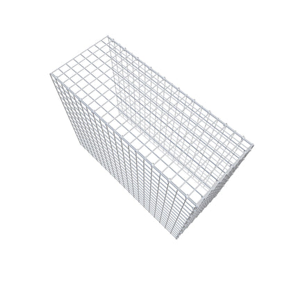 Gavión adicional tipo 4 100 cm x 80 cm x 40 cm (L x A x P), malla 5 cm x 5 cm, anillo en C