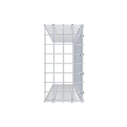 Mounted gabion type 4 100 cm x 20 cm x 40 cm (L x H x D), mesh size 5 cm x 5 cm, C-ring