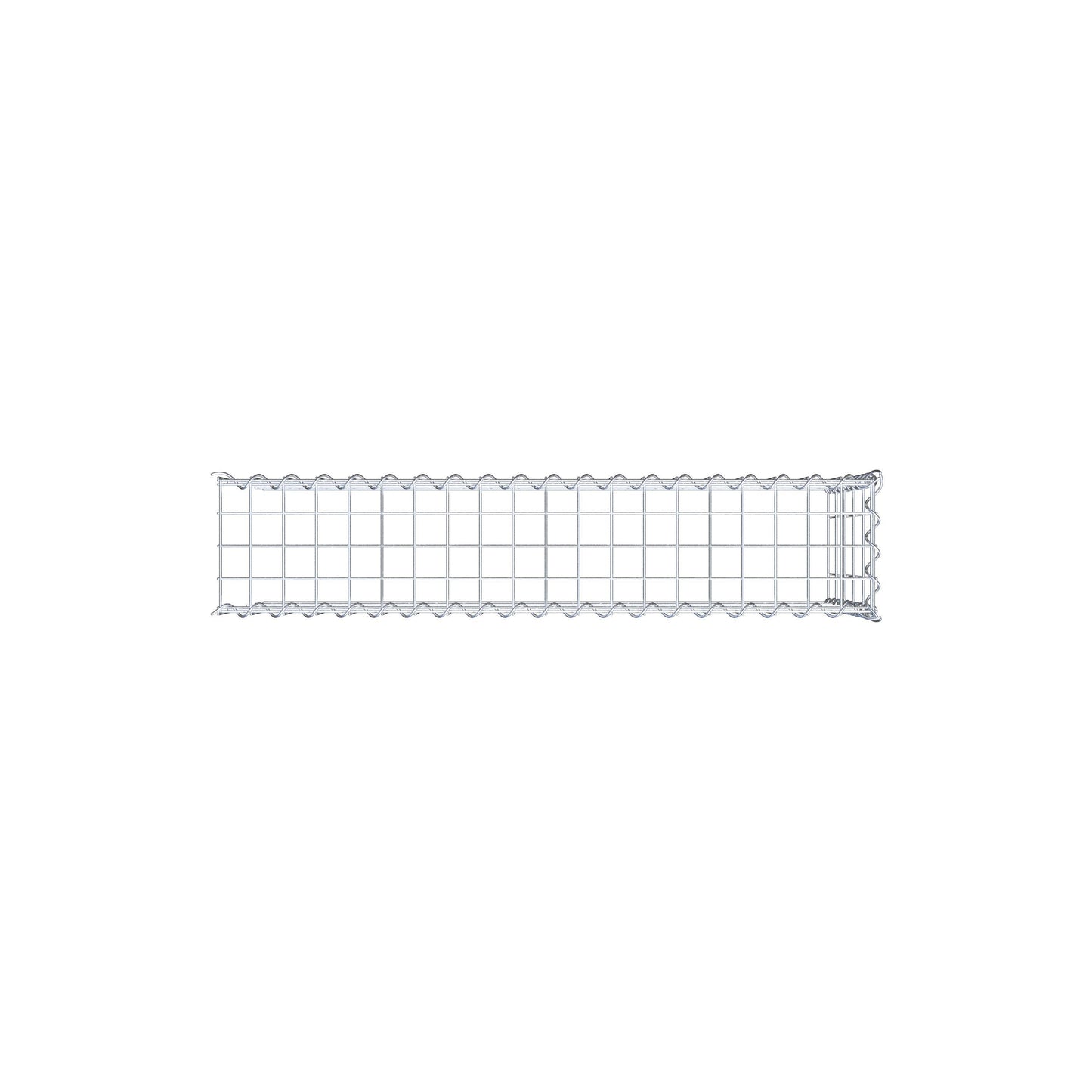 Extra gabion typ 4 100 cm x 50 cm x 20 cm (L x H x D), maskstorlek 5 cm x 10 cm, spiral