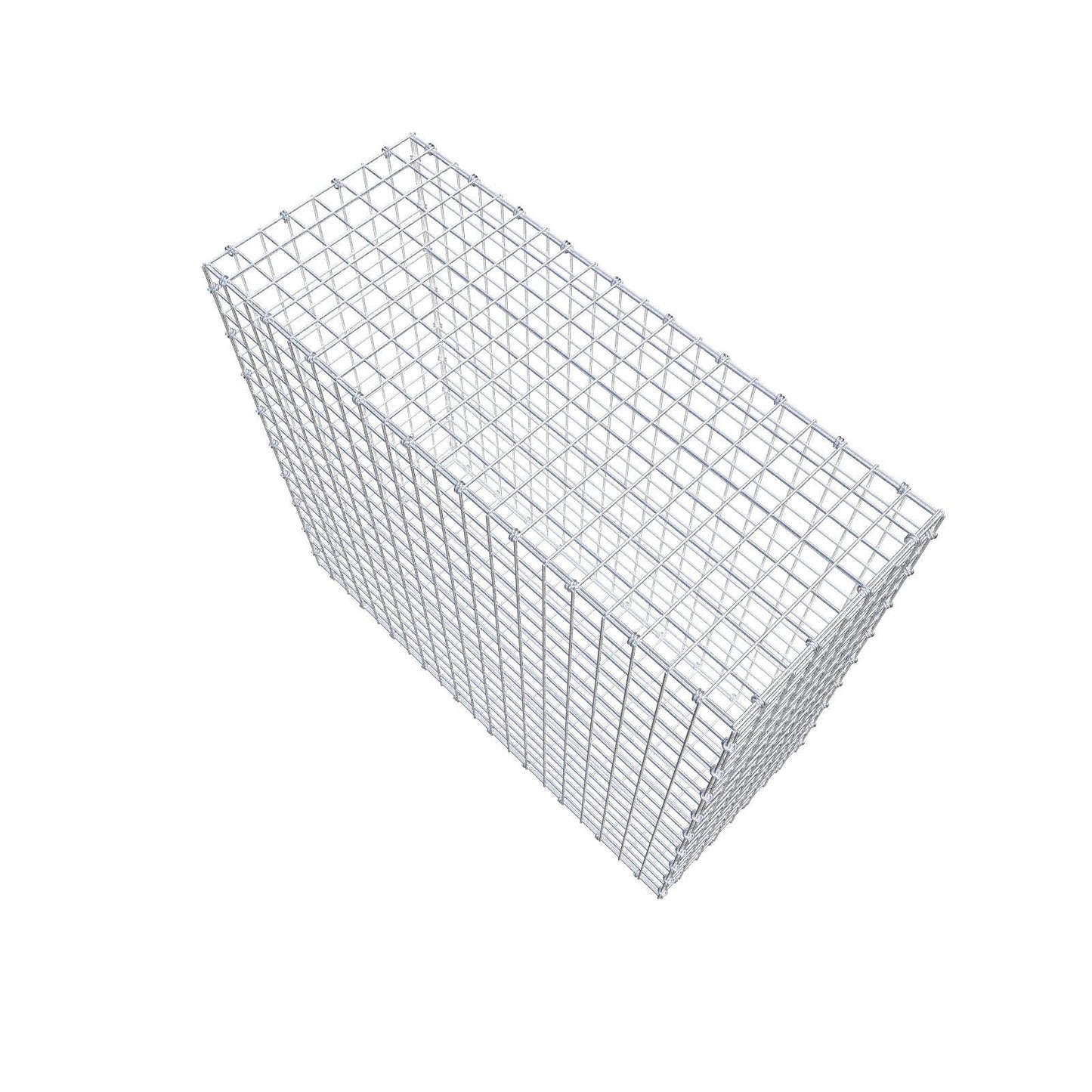 Gabion 100 cm x 90 cm x 40 cm (L x H x D), maskstorlek 5 x 5 cm, spiralring
