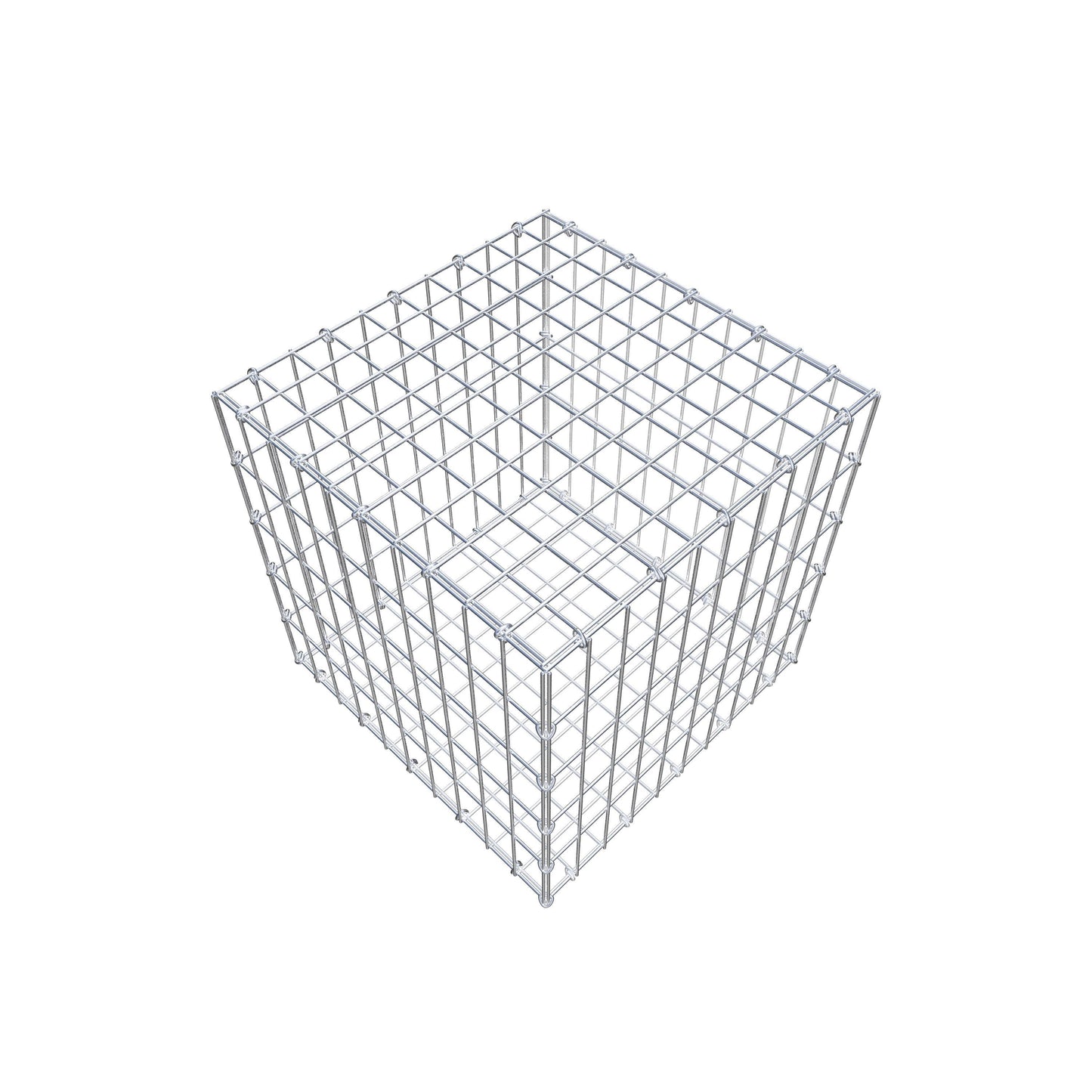 Gabione 50 cm x 50 cm x 50 cm (L x H x T), Maschenweite 5 cm x 10 cm, C-Ring