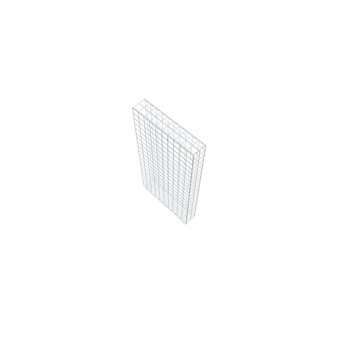 Gavión complementario de tipo 2 200 cm x 100 cm x 20 cm (L x A x P), malla 10 cm x 10 cm, anillo en C
