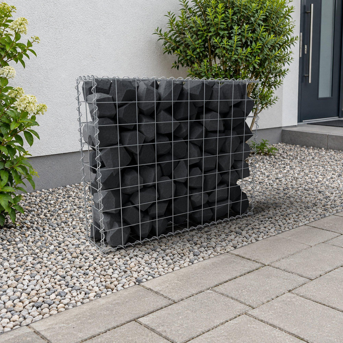 Gabion 100 cm x 80 cm x 20 cm (L x H x D), mesh size 10 cm x 10 cm, spiral