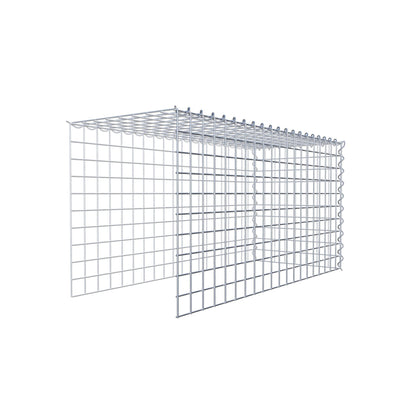 Gabion rapporté type 4 100 cm x 50 cm x 40 cm (L x H x P), mailles 5 cm x 5 cm, spirale