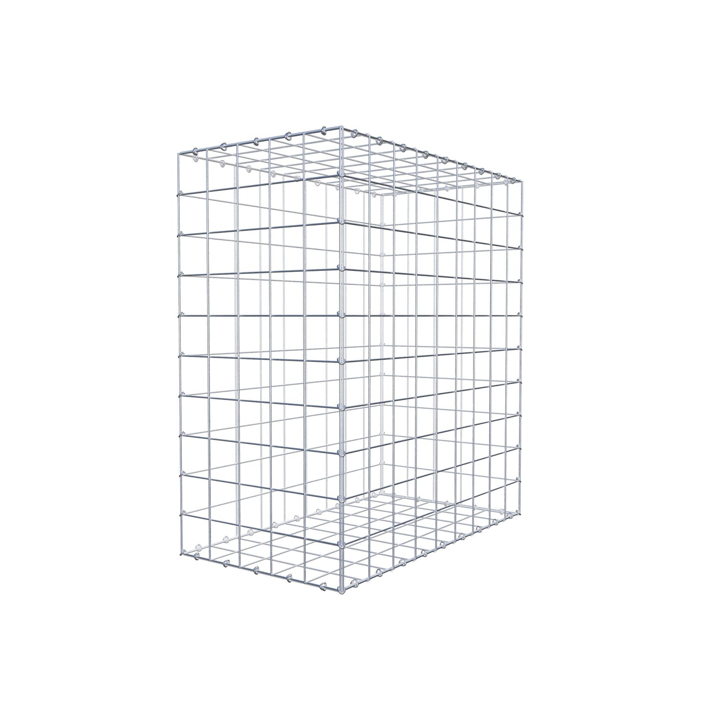 Gabione 100 cm x 90 cm x 50 cm (L x H x T), Maschenweite 10 cm x 10 cm, C-Ring