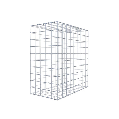Gabione 100 cm x 90 cm x 50 cm (L x H x T), Maschenweite 10 cm x 10 cm, C-Ring