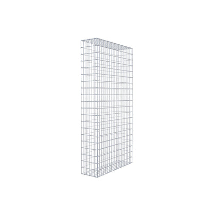 Gabion 200 cm x 100 cm x 30 cm (L x H x P), mailles 5 cm x 10 cm, anneau en C