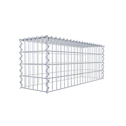 Gabbione aggiuntivo tipo 3 100 cm x 40 cm x 30 cm (L x H x P), maglia 5 cm x 10 cm, spirale