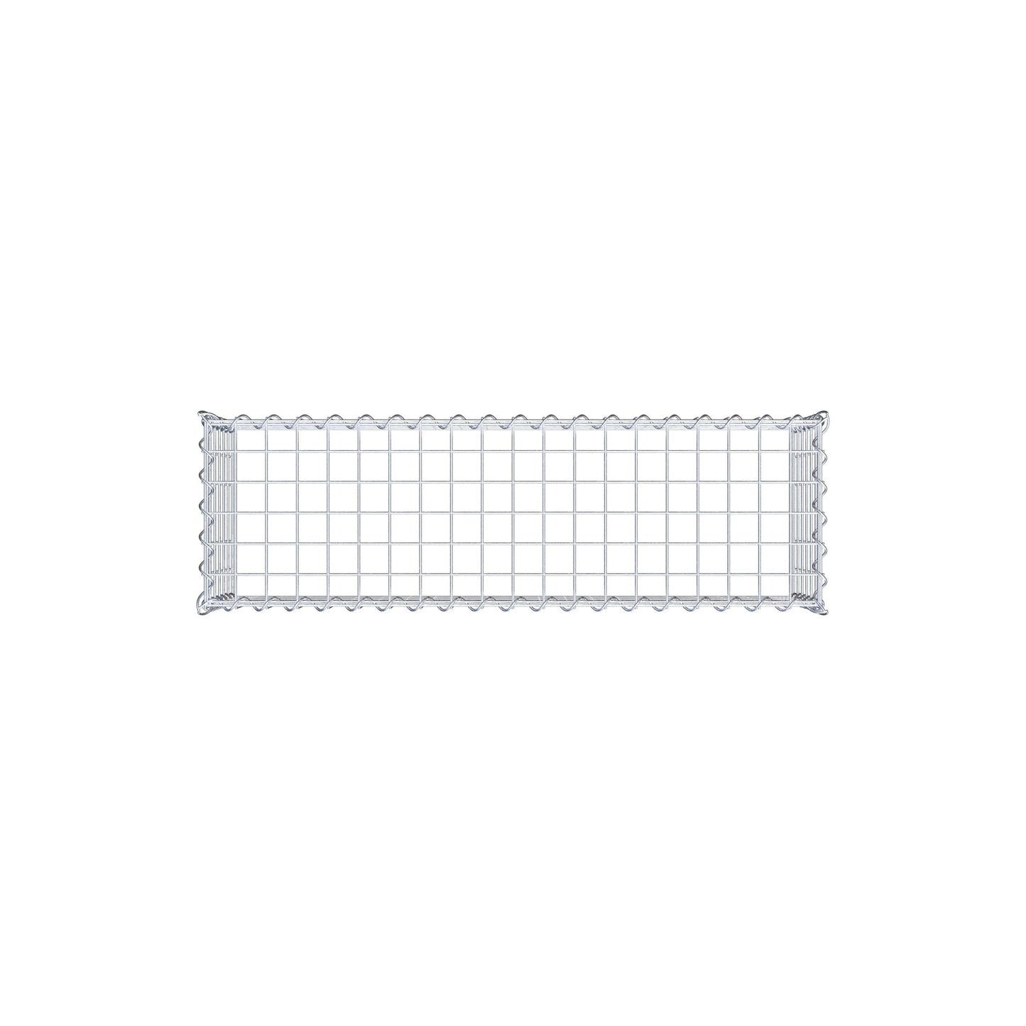 Gabbione aggiuntivo tipo 3 100 cm x 30 cm x 30 cm (L x H x P), dimensione maglia 5 cm x 5 cm, a spirale