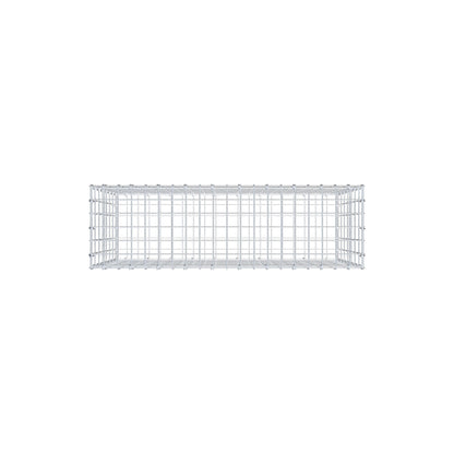 Gabione 100 cm x 70 cm x 30 cm (L x H x T), Maschenweite 5 cm x 10 cm, C-Ring