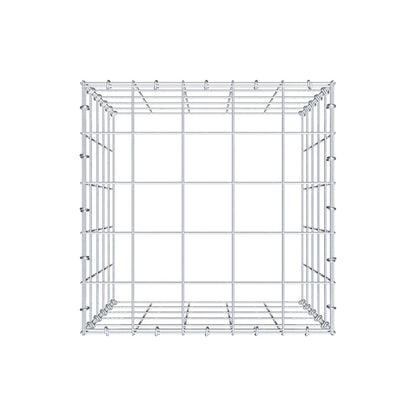 Anbaugabione Typ 3 50 cm x 50 cm x 50 cm (L x H x T), Maschenweite 10 cm x 10 cm, C-Ring