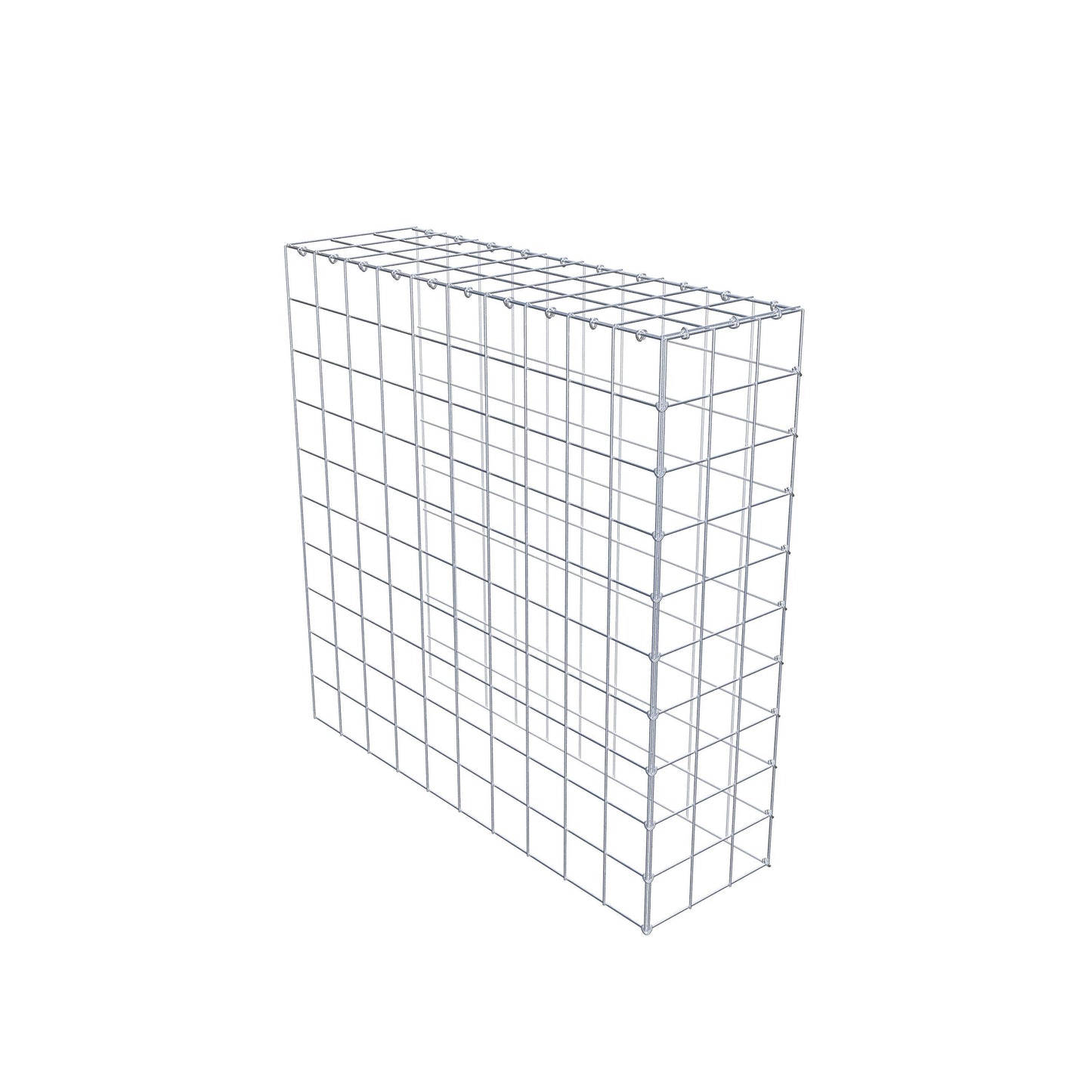 Gavión adicional tipo 4 100 cm x 100 cm x 30 cm (L x A x P), malla 10 cm x 10 cm, anillo en C