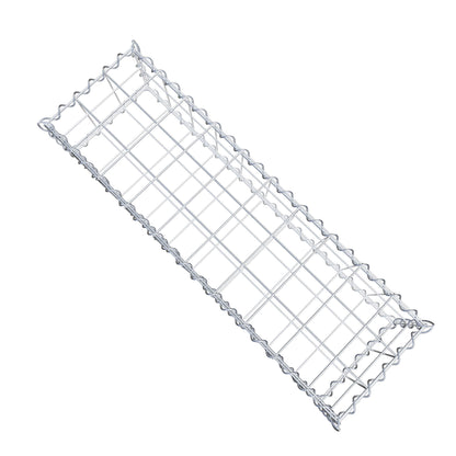 Gabion 100 cm x 20 cm x 30 cm (L x H x D), maskestørrelse 10 cm x 10 cm, spiral