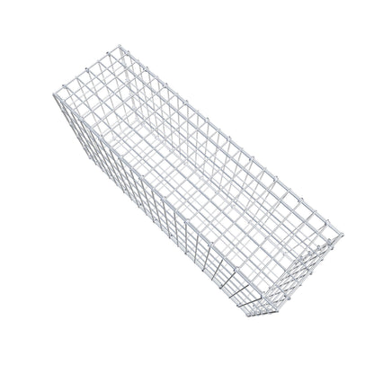 Gabião 100 cm x 50 cm x 30 cm (C x A x P), malhagem 5 cm x 10 cm, anel C