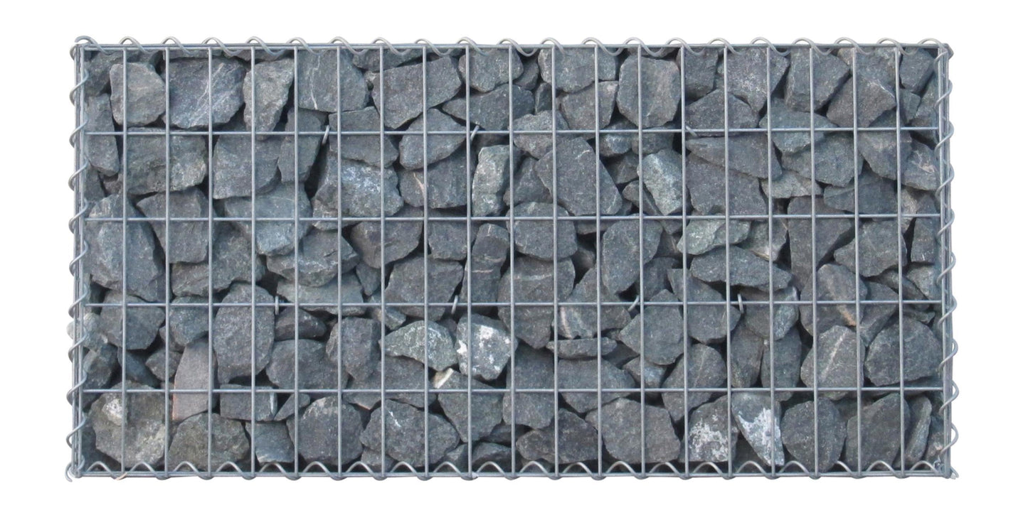 Gabion 100 cm x 20 cm x 20 cm (L x H x P), mailles 5 cm x 10 cm, spirale