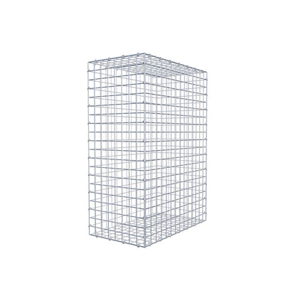 Gavión 100 cm x 70 cm x 40 cm (L x A x P), malla 5 cm x 5 cm, anillo en C