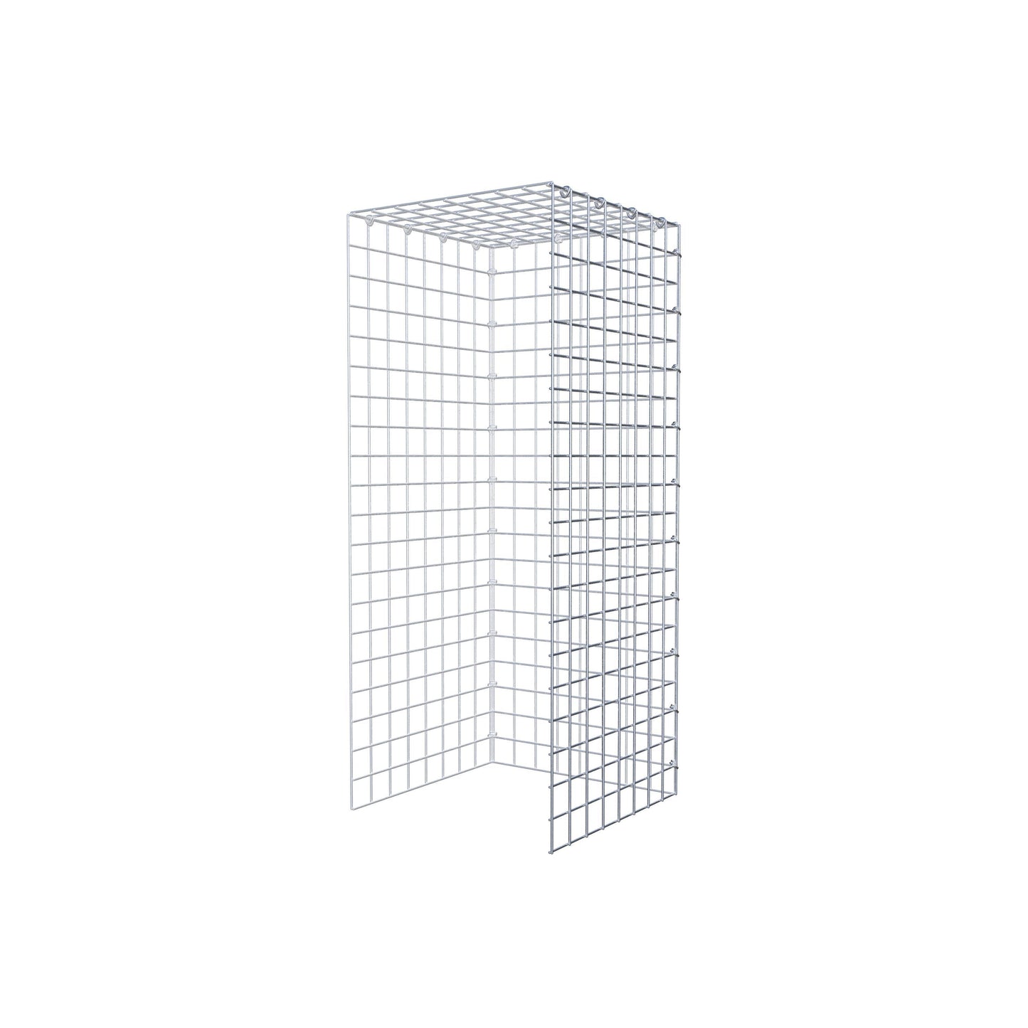 Anbaugabione Typ 4 100 cm x 40 cm x 40 cm (L x H x T), Maschenweite 5 cm x 5 cm, C-Ring