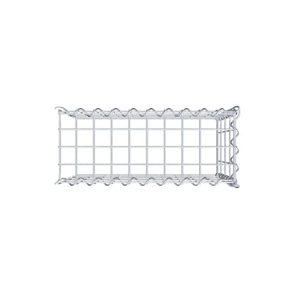 Gavión adicional tipo 4 50 cm x 40 cm x 20 cm (L x A x P), malla 5 cm x 10 cm, en espiral