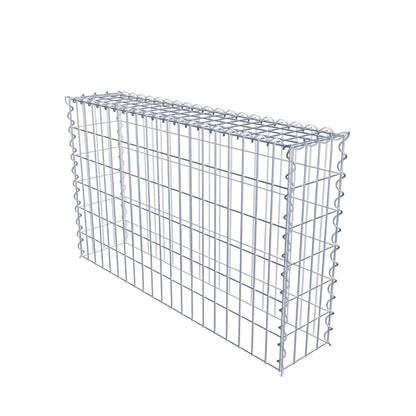 Extra gabion typ 3 100 cm x 60 cm x 20 cm (L x H x D), maskstorlek 5 cm x 10 cm, spiral